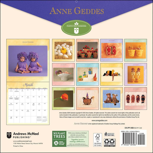 Andrews McMeel Anne Geddes Kalender 2026