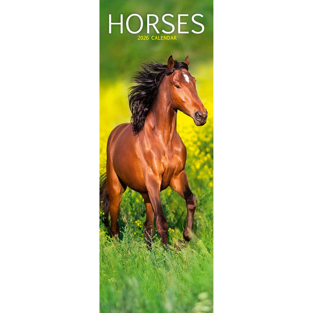 Avonside Paarden Kalender 2026 Slimline