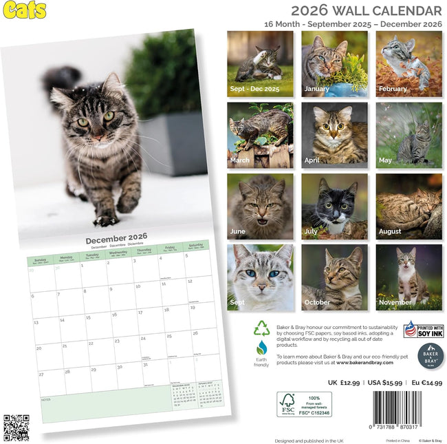 Baker & Bray Katten Kalender 2026