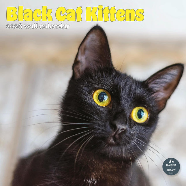 Baker & Bray Zwarte Kittens Kalender 2026