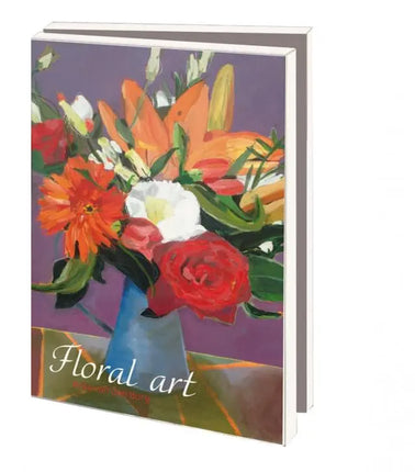 Bekking & Blitz Kaartenmapje 10 stuks met enveloppen – Floral art, Anke van den Burg