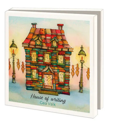 Bekking & Blitz Kaartenmapje House of writing, Gea Valk 10 Stuks