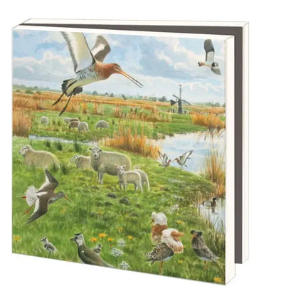Bekking & Blitz Kaartenmapje Landschappen, Elwin van der Kolk 10 Stuks