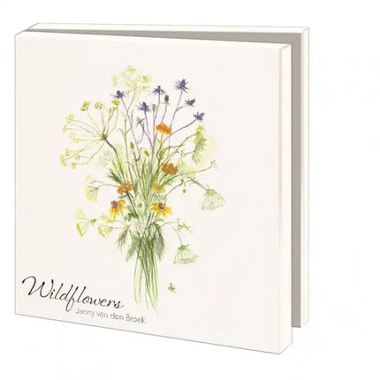 Bekking & Blitz Kaartenmapje Wildflower, Janny van den Broek 10 Stuks