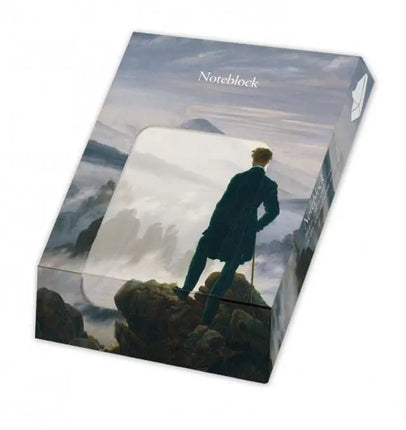 Bekking & Blitz Memo blocnote: Wanderer über dem Nebelmeer, Caspar David Friedrich