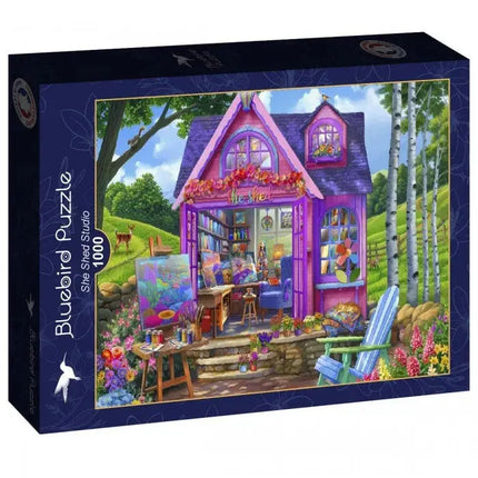 bluebird She Shed Studio Puzzel 1000 Stukjes