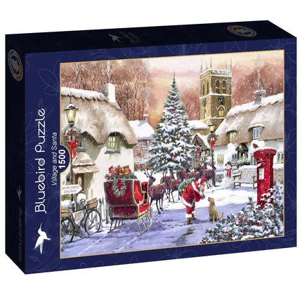 bluebird Village and Santa Puzzel 1500 stukjes