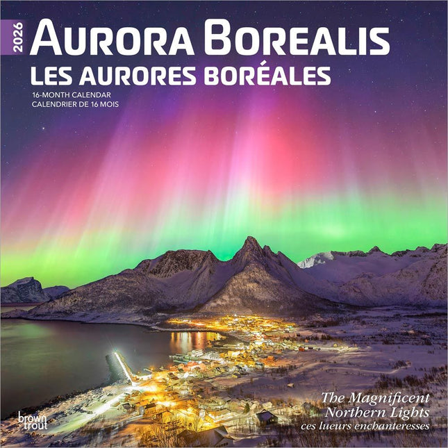 Browntrout Aurora Borealis Kalender 2026