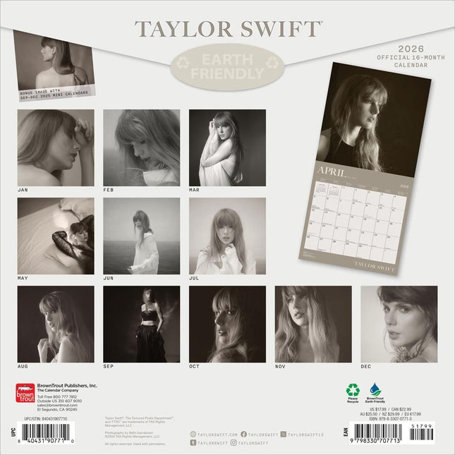 Browntrout Taylor Swift Kalender 2026