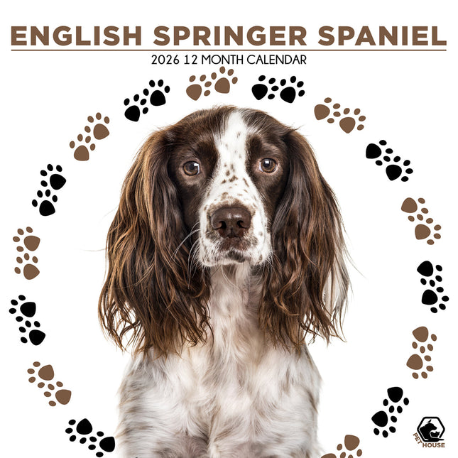 CalendarsRUs Engelse Springer Spaniel Kalender 2026