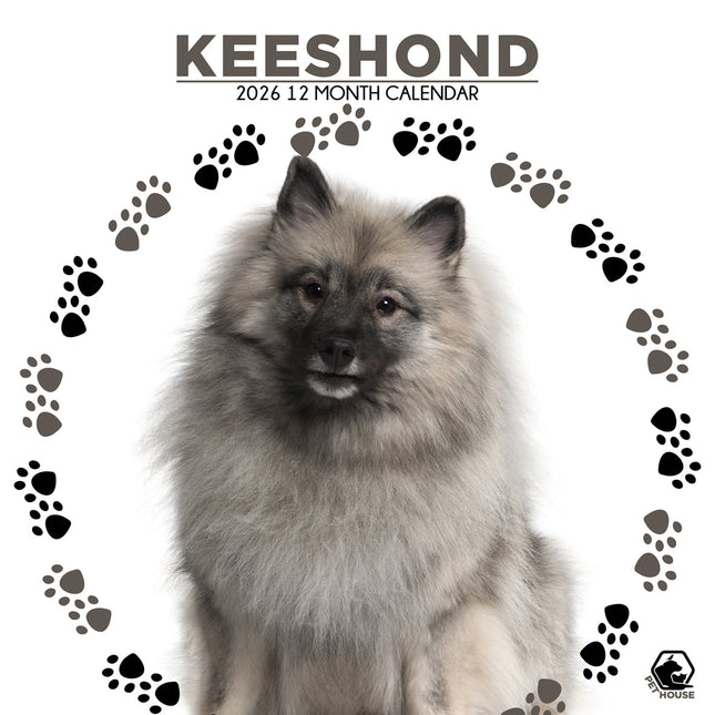 CalendarsRUs Keeshond Kalender 2026