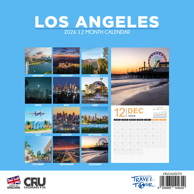 CalendarsRUs Los Angeles Kalender 2026