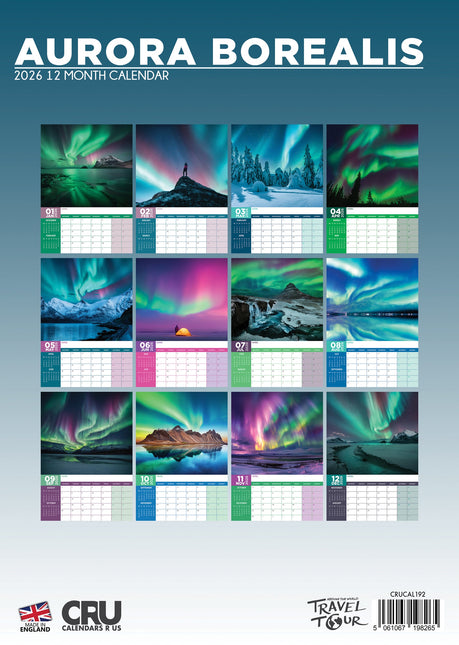 CalendarsRUs Noorderlicht A3 Kalender 2026