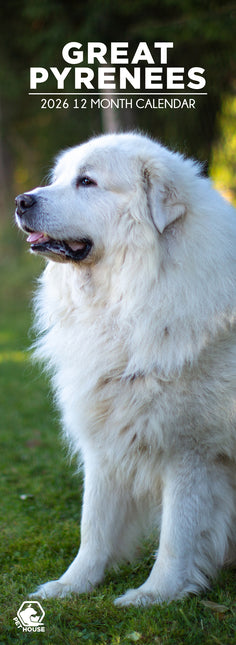 CalendarsRUs Pyreneese Berghond Slimline Kalender 2026