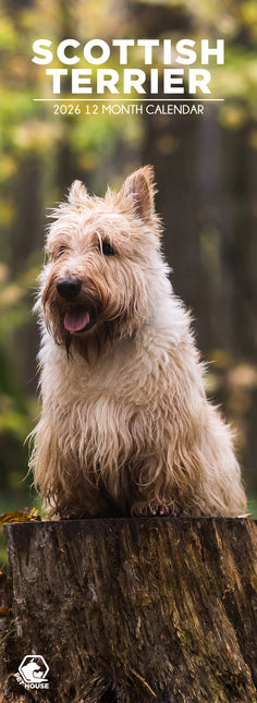 CalendarsRUs Schotse Terrier Slimline Kalender 2026