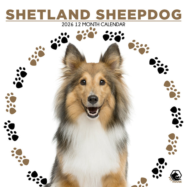 CalendarsRUs Shetland Sheepdog Kalender 2026