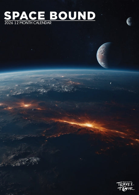 CalendarsRUs Space Bound A3 Kalender 2026