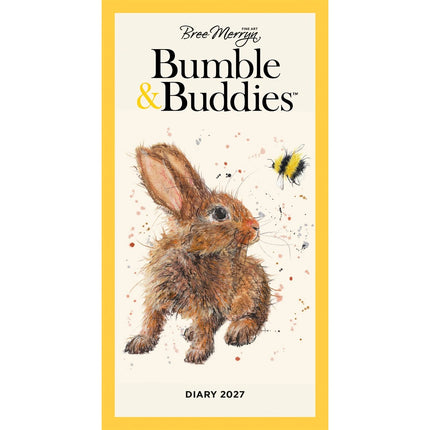 CarouselCalendars Bree Merryn, Bumble & Buddies Slim Agenda 2025
