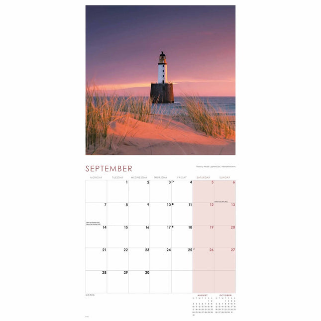 CarouselCalendars Britse Vuurtorens Kalender 2026