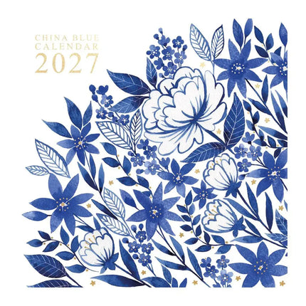 CarouselCalendars China Blue, Orchard Design Kalender 2027