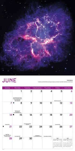 CarouselCalendars Hubble Space Telescoop Kalender 2026