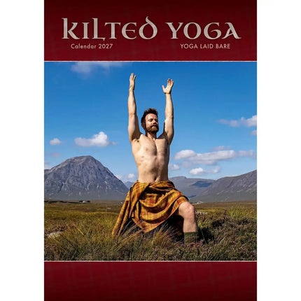 CarouselCalendars Kilted Yoga Kalender 2027 A3