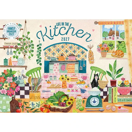 CarouselCalendars Life In The Kitchen A4 Familie Organiser 2027