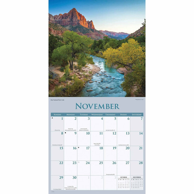 CarouselCalendars National Parks Kalender 2026
