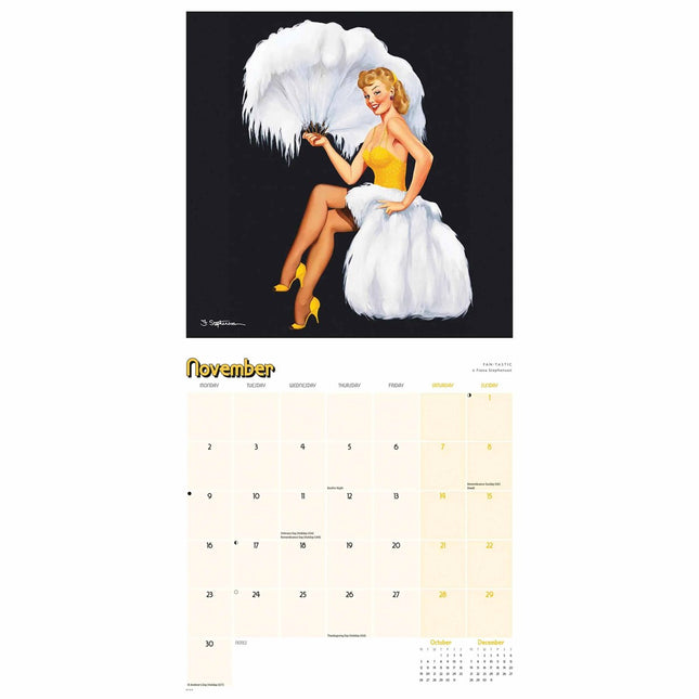 CarouselCalendars Pin-Ups Dames Kalender 2026