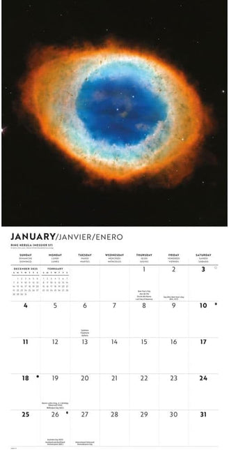 CarouselCalendars Ruimte Kalender 2026