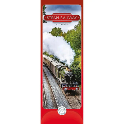 CarouselCalendars Stoomtreinen Slimline Kalender 2027