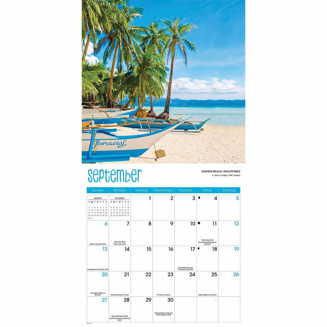 CarouselCalendars Stranden Mini Kalender 2026