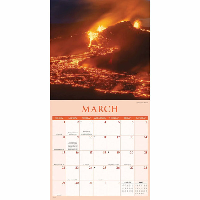 CarouselCalendars Vulkaan Kalender 2026