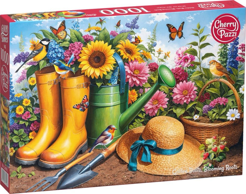 CherryPazzi Golden Boots, Blooming Roots Puzzel 1000 Stukjes