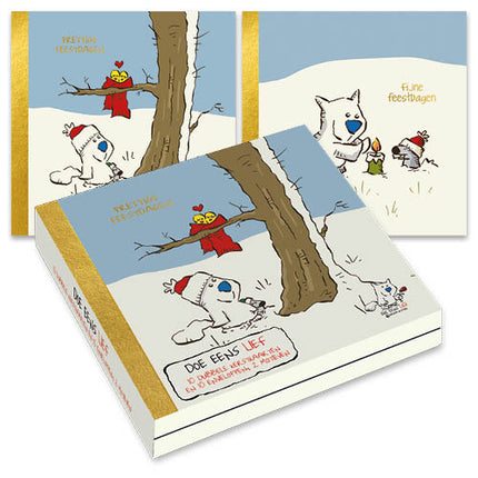 Comello Doe Eens Lief Kerstkaarten Vogels