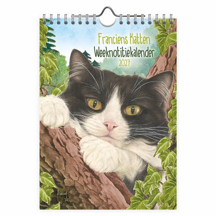 Comello Franciens Katten Weeknotitiekalender 2027 Bailey
