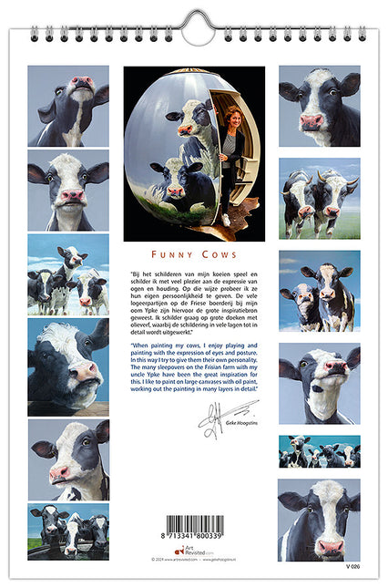 Comello Funny Cows Verjaardagskalender