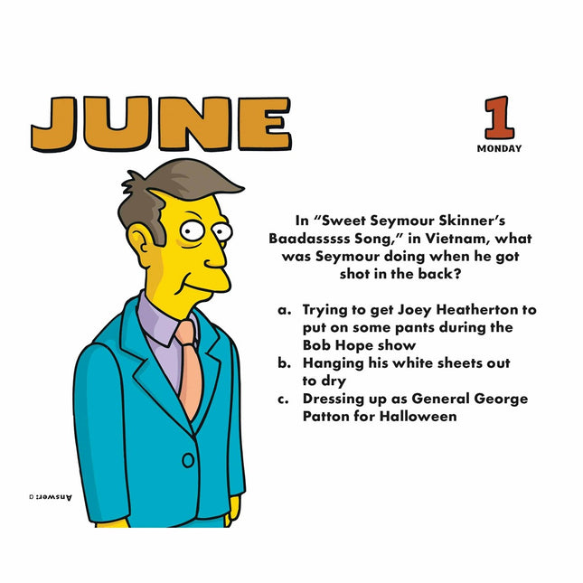 Danilo Simpsons Boxed Kalender 2026