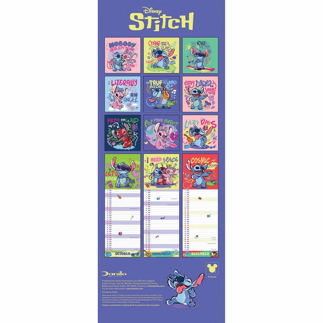 Danilo Stitch Slim Kalender 2026
