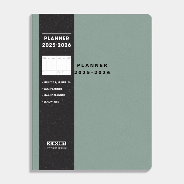 De Hobbit A4 Weekplanner 2025 - 2026 Lederlook