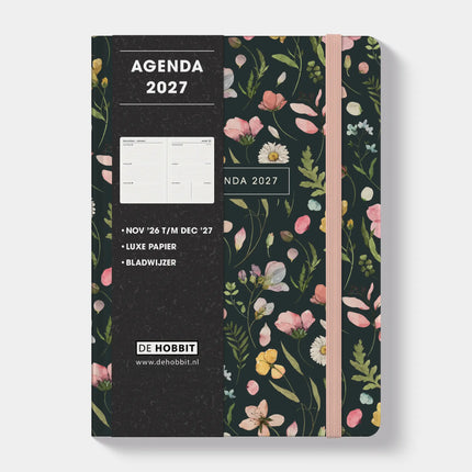 De Hobbit A5 Agenda 2027 Droogbloemen