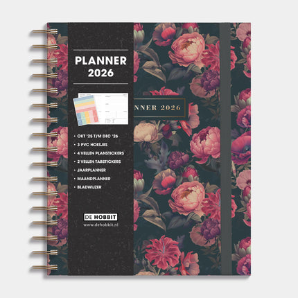 De Hobbit A5+ Planner 2026 Bloem Klassiek