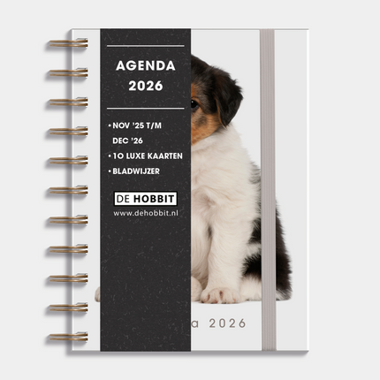 De Hobbit A6 Spiraal Agenda Honden 2027