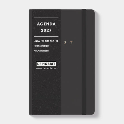 De Hobbit Deluxe Pocket Agenda 2027 Antraciet