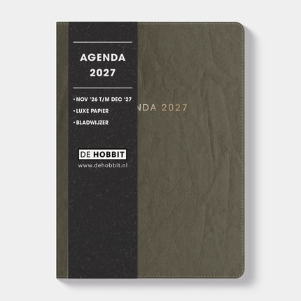 De Hobbit Deluxe Pocket Agenda 2027 Washed Kraft