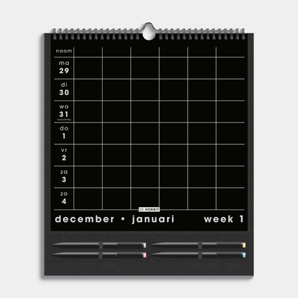 De Hobbit Familieplanner 2026 incl. Markers Groot