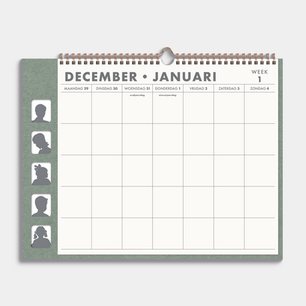 De Hobbit Omslag Familieplanner 2026 Groen