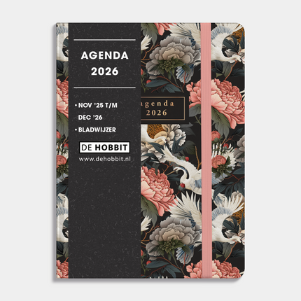 De Hobbit Soft Pocket Agenda 2026 Kraanvogels