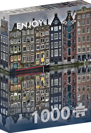 Enjoy Amsterdam Houses Puzzel 1000 Stukjes