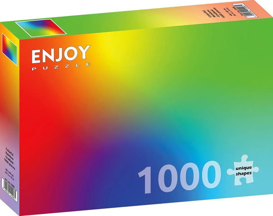 Enjoy Colorful Rainbow Gradient Puzzel 1000 Stukjes